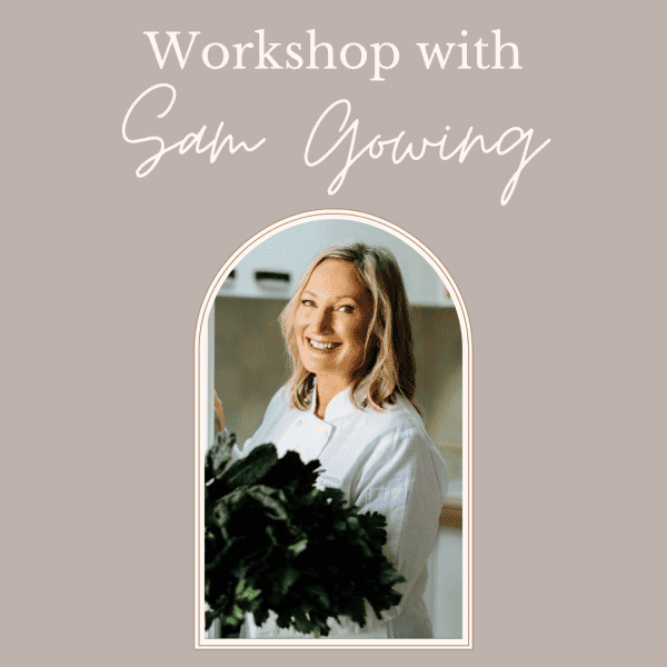 Workshop with Sam Gowing